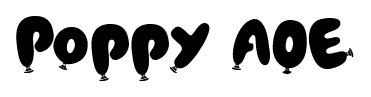 Poppy AOE font